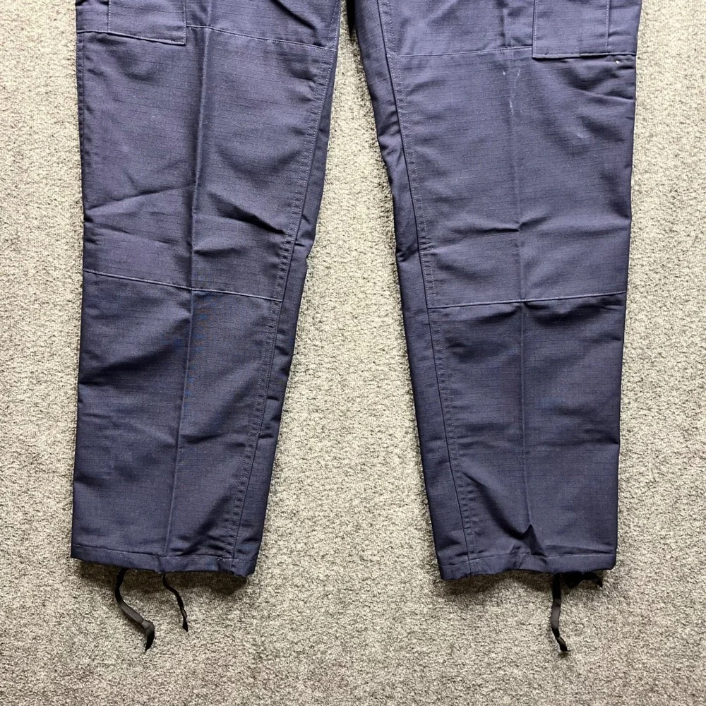 Propper Combat Trousers Mens Medium Regular Navy Blue 34x32 Cargo Ripstop Pants‎